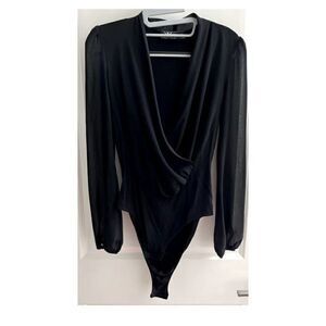 Kardashian Kollection Long Sleeve Bodysuit